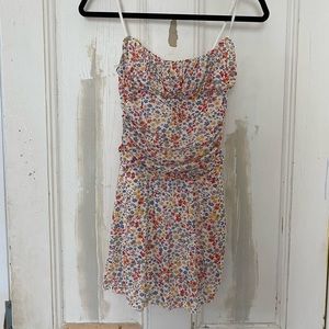 Flowery short dress